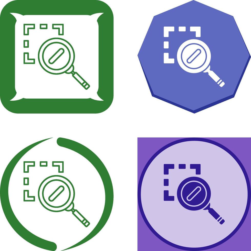 Zoom Out Icon Design vector