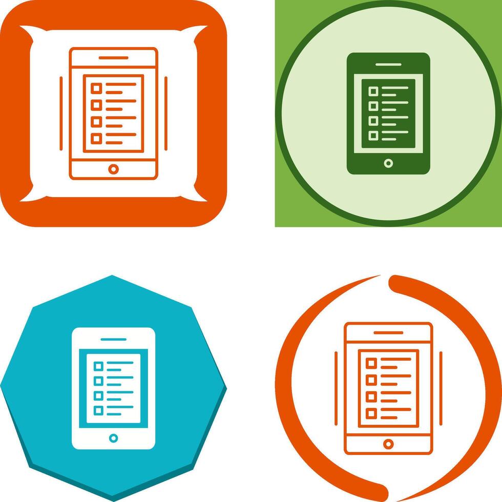 Online Test Icon Design vector
