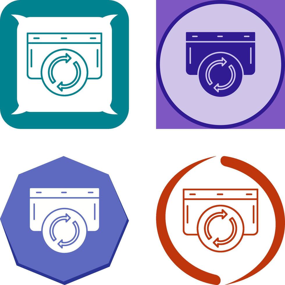 Refresh Icon Design vector