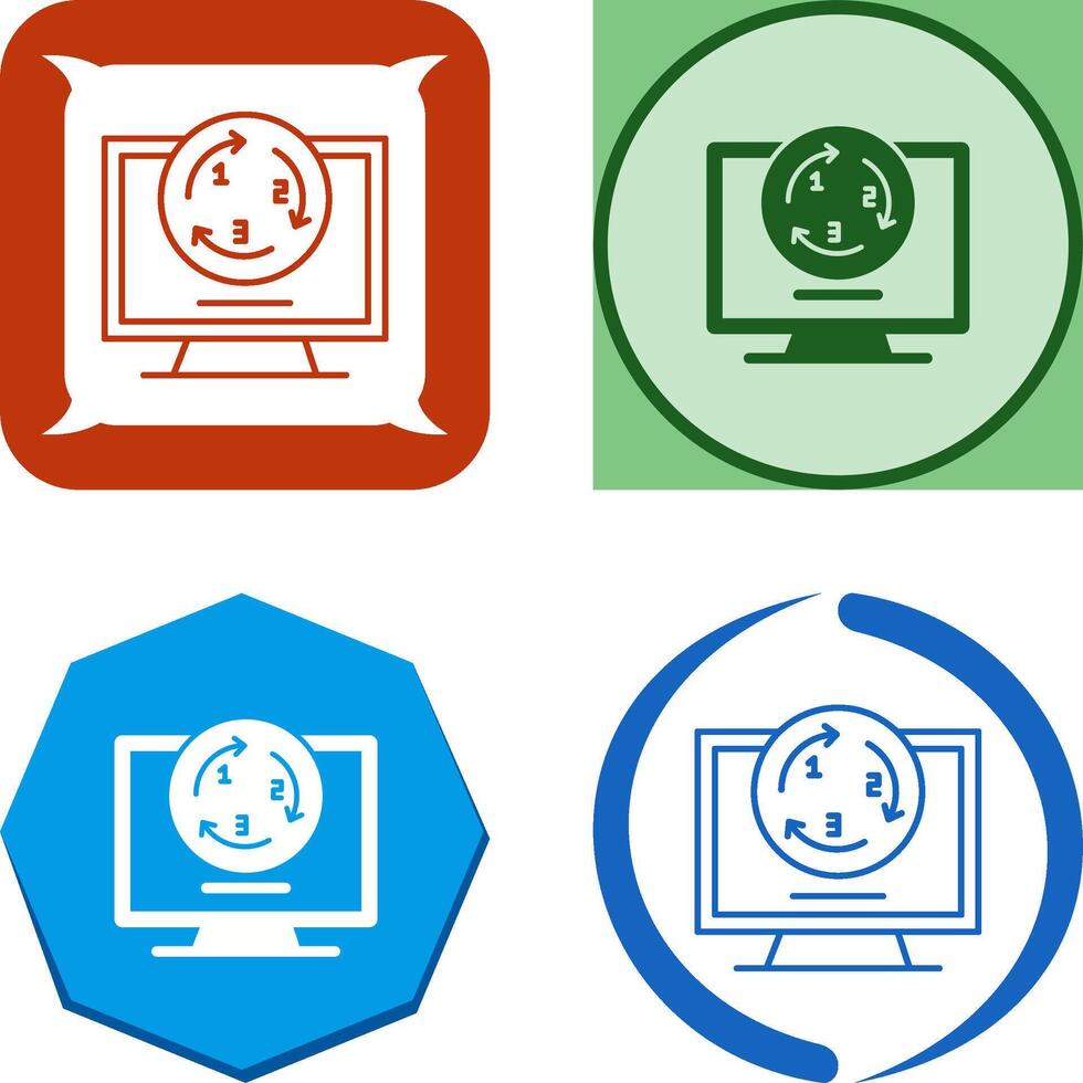 Order Icon Design vector