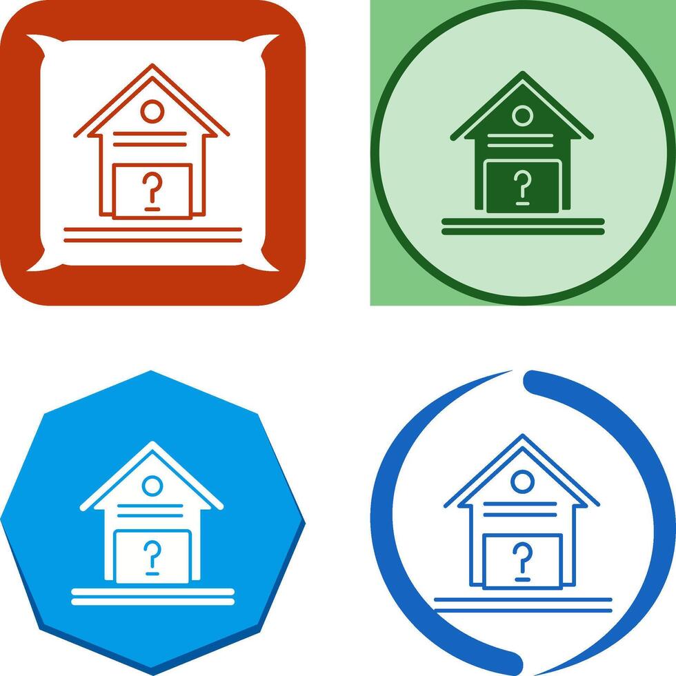 Unknown Icon Design vector