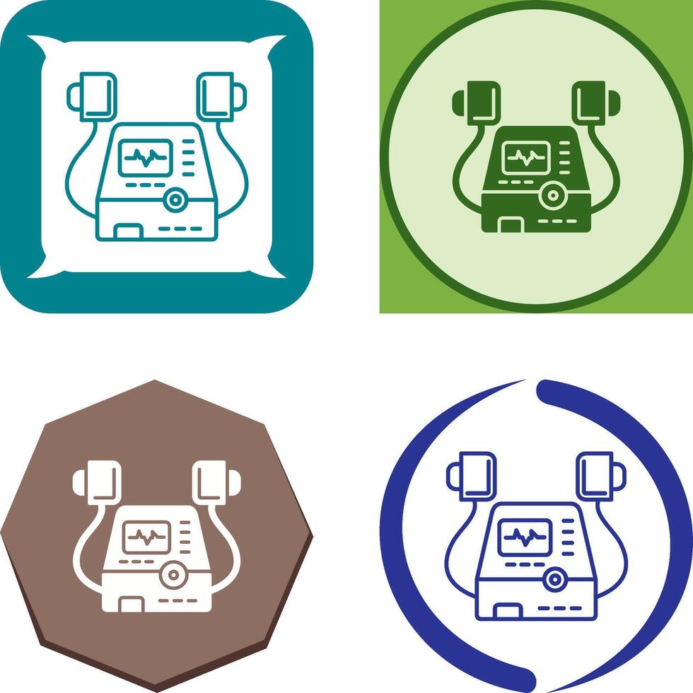 Defribillator Icon Design vector