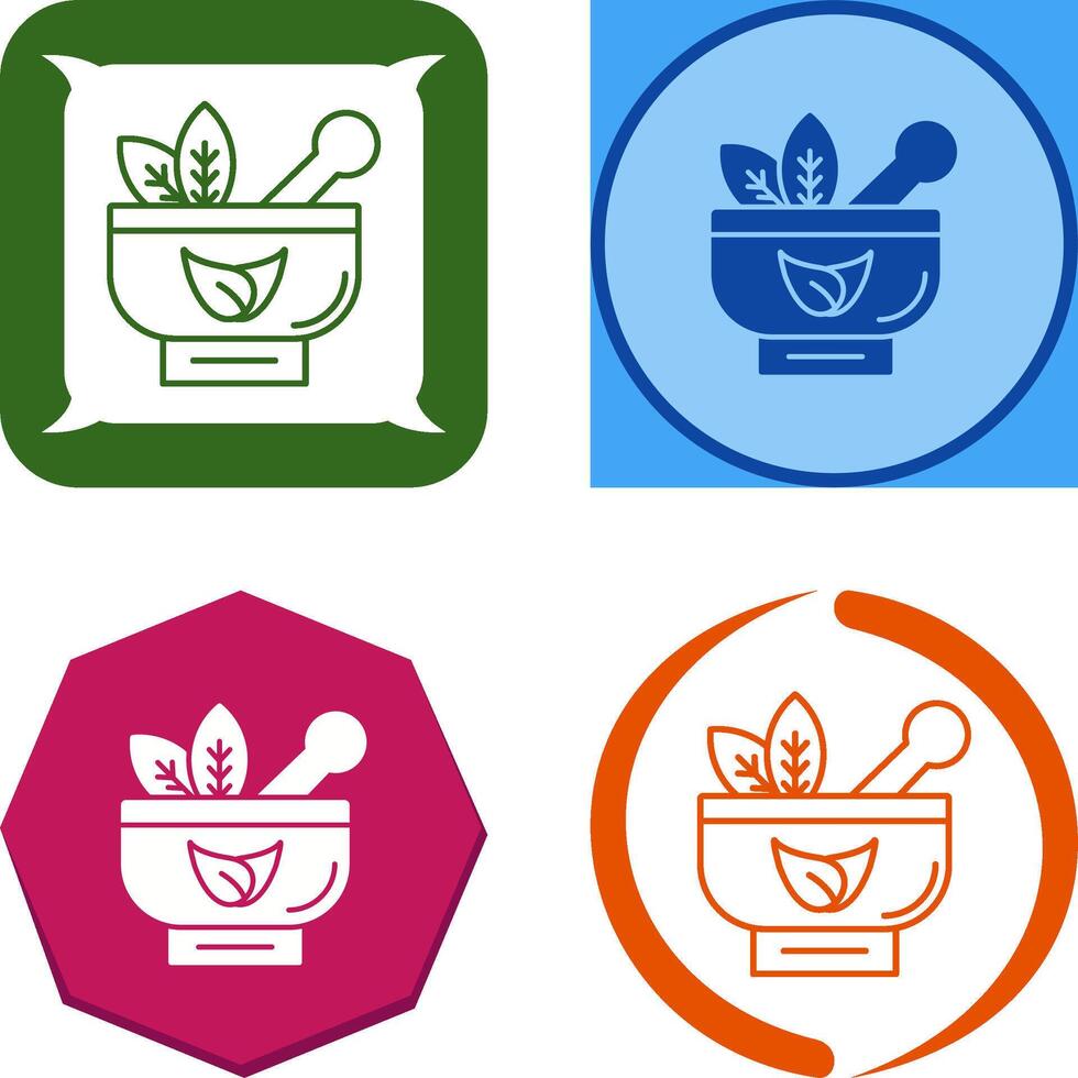 Ayurvedic Icon Design vector