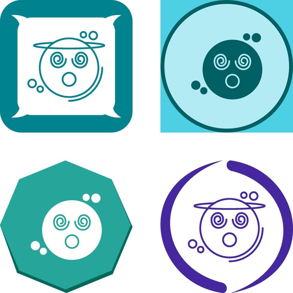 Dizzy Icon Design vector