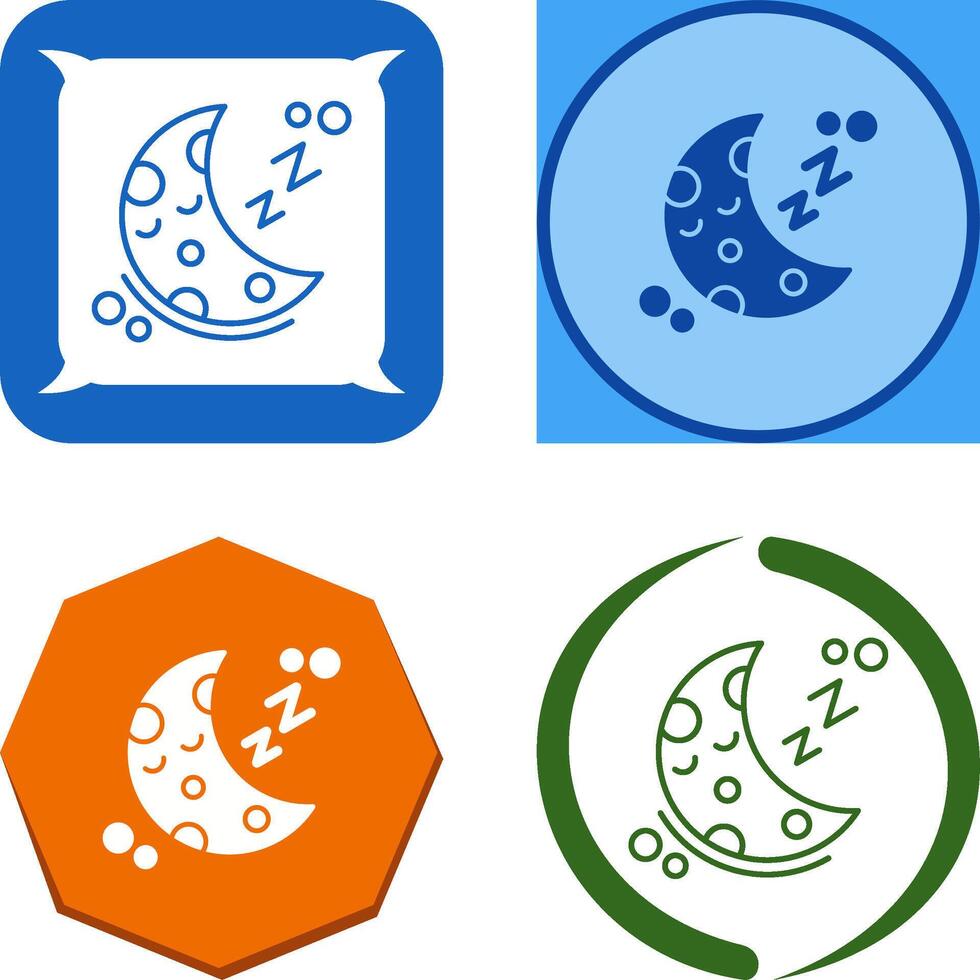 Sleeping Icon Design vector
