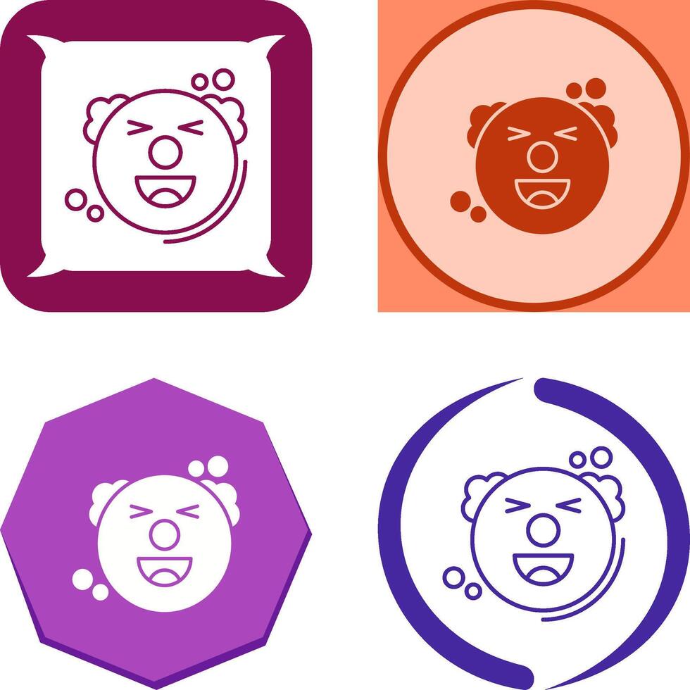 Clown Icon Design vector