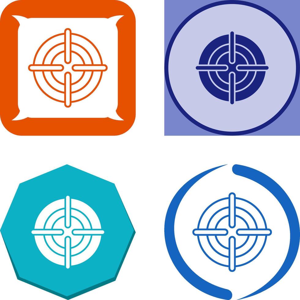 Target Icon Design vector