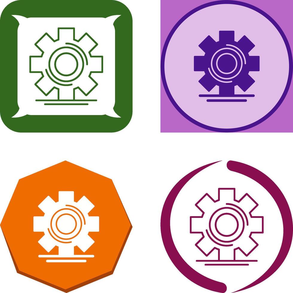 Setting Icon Design vector