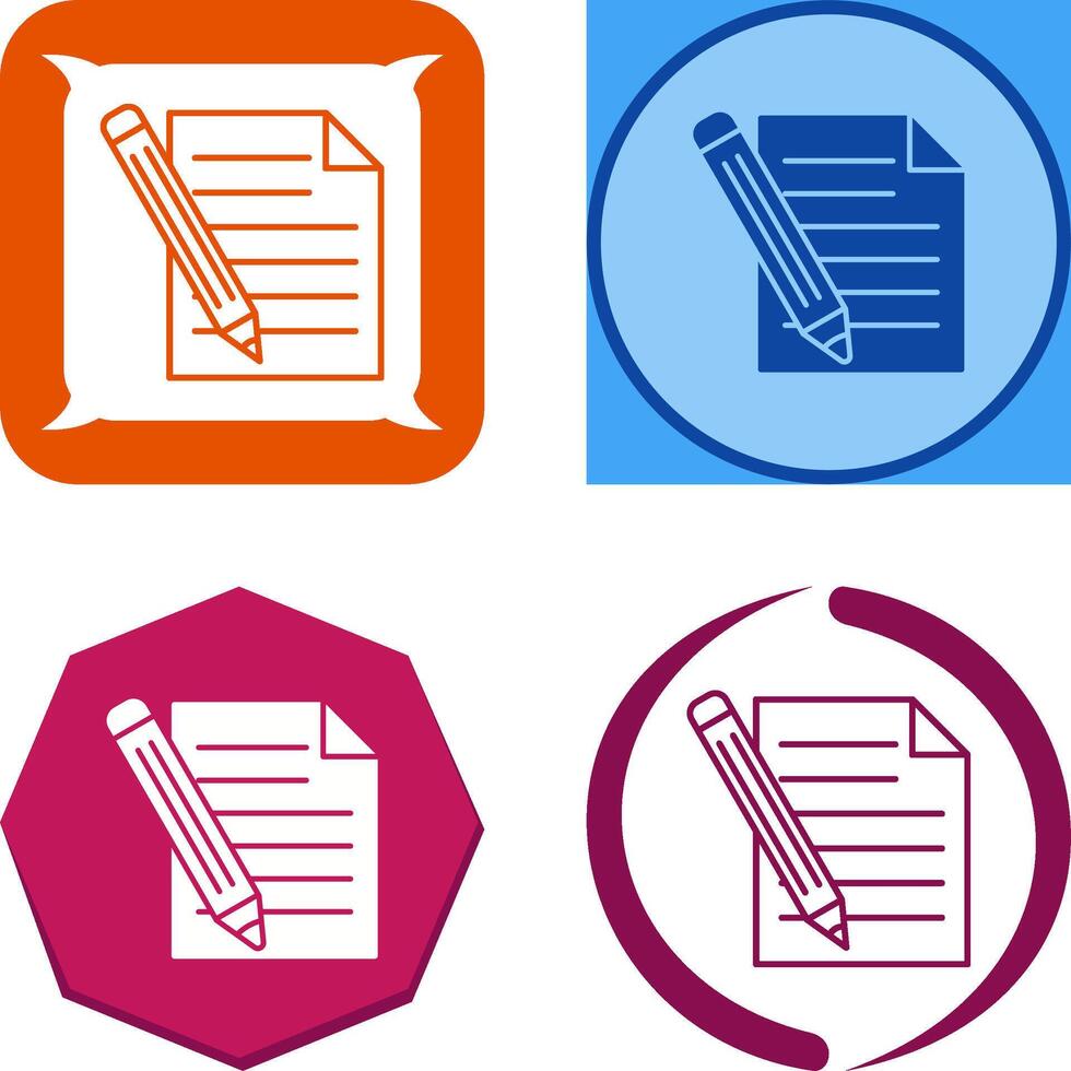 Pencil Icon Design vector