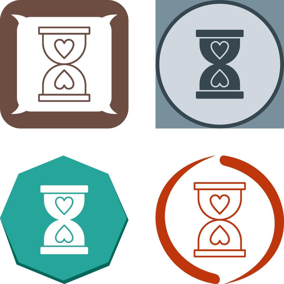 Hourglass Icon Design vector