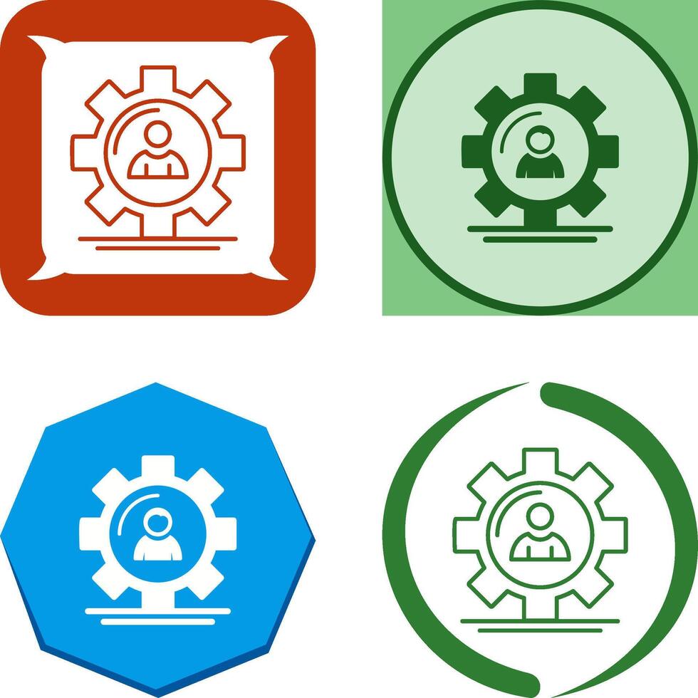Management Icon Design vector