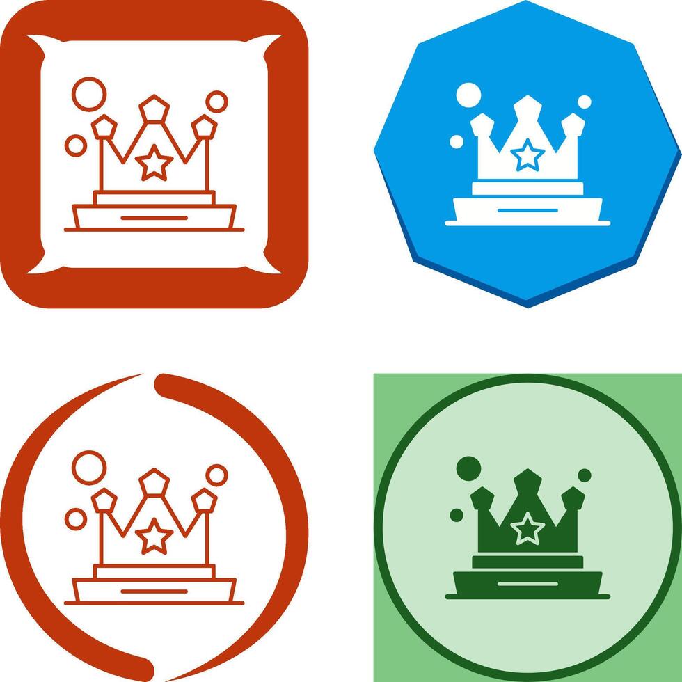 Crown Icon Design vector