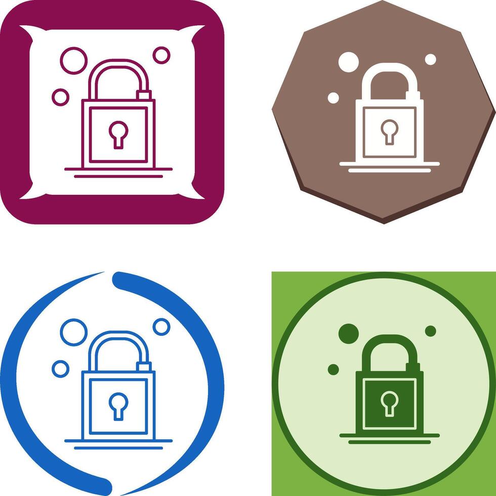 Lock Icon Design vector