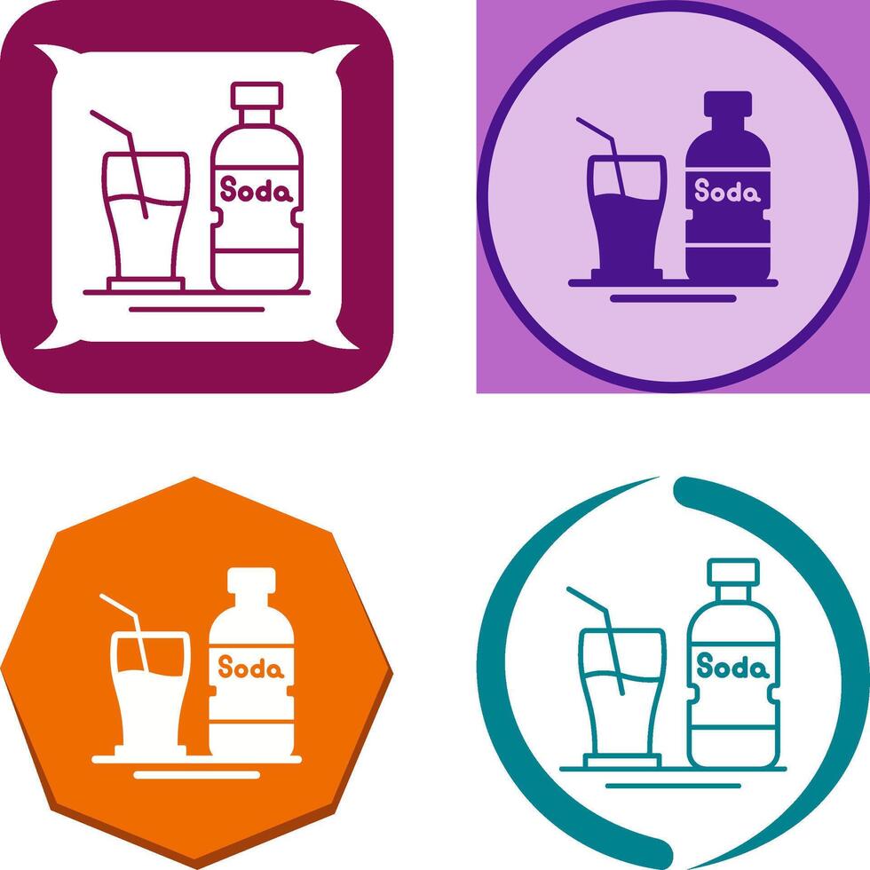Soda Icon Design vector