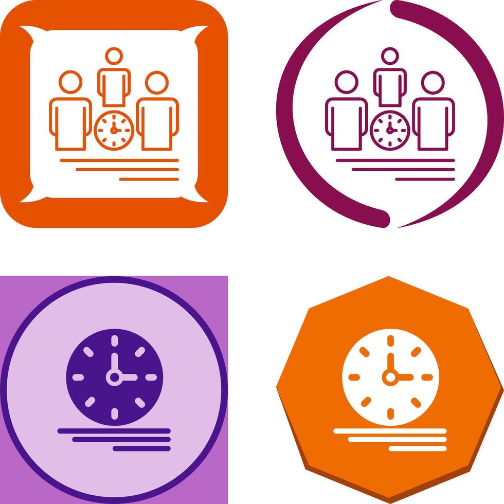 Team Management Icon Design vector