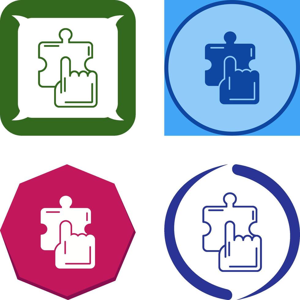 Quick Selection Icon Design vector
