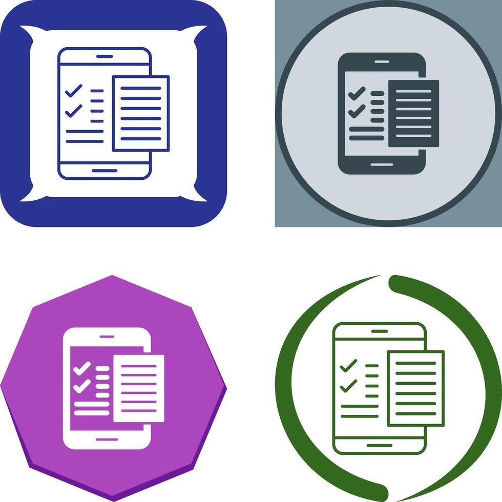 Check List Icon Design vector