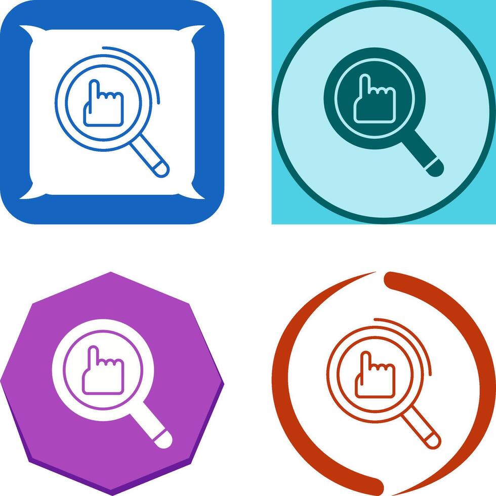 Quick Selection Icon Design vector