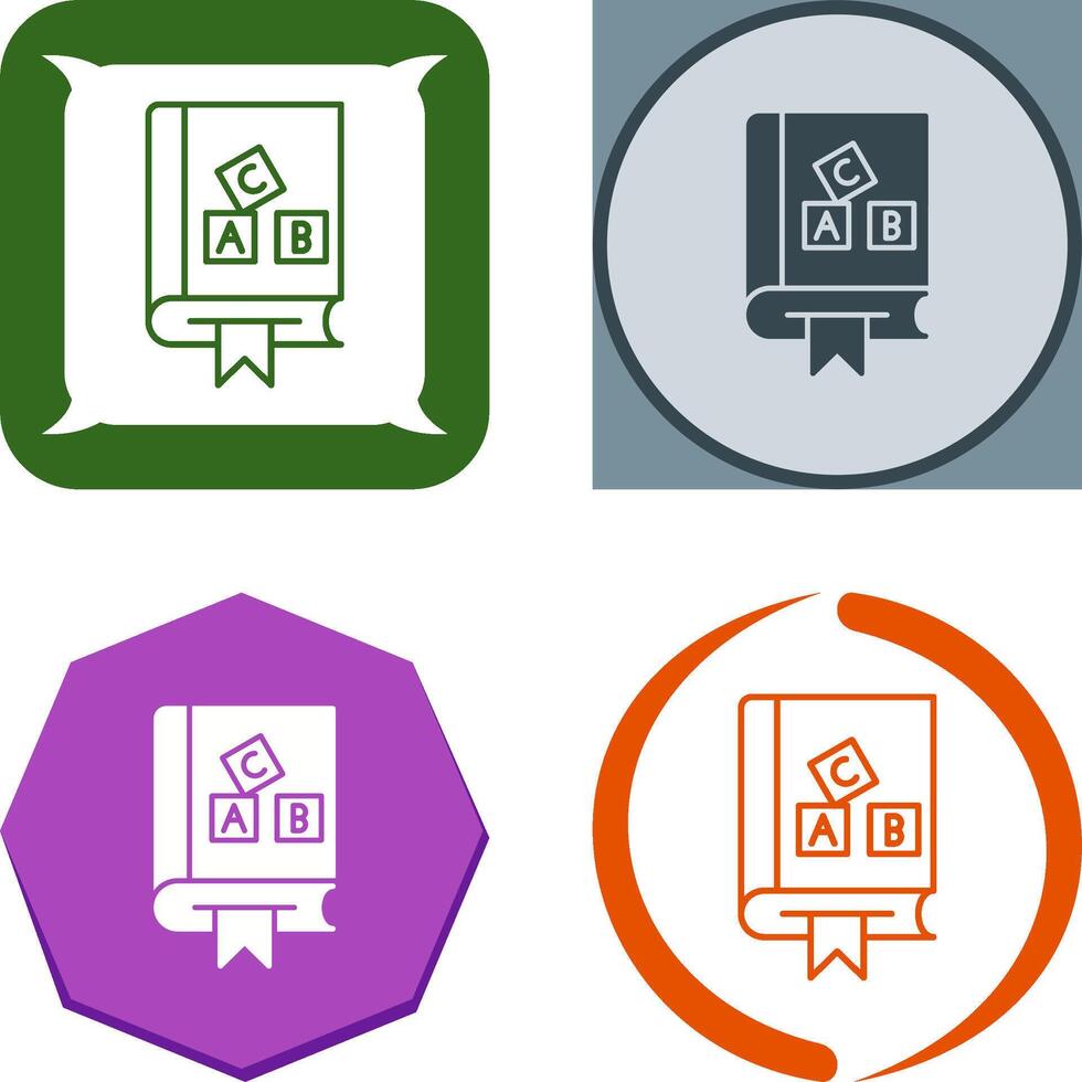 Alphabet Icon Design vector