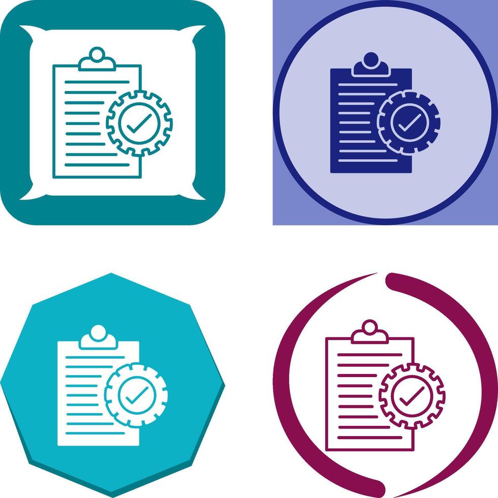 Check List Icon Design vector