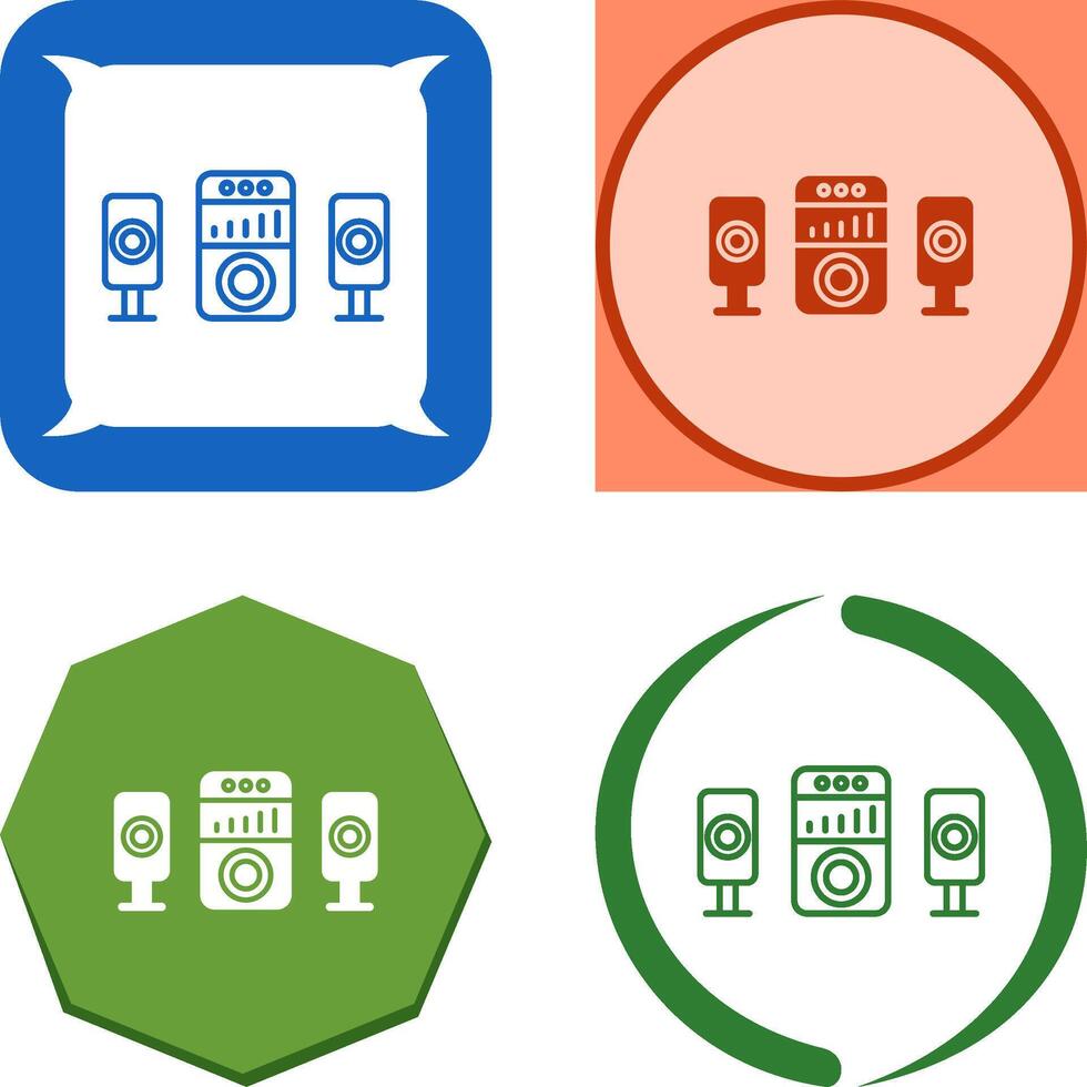 Sound System Icon Design vector