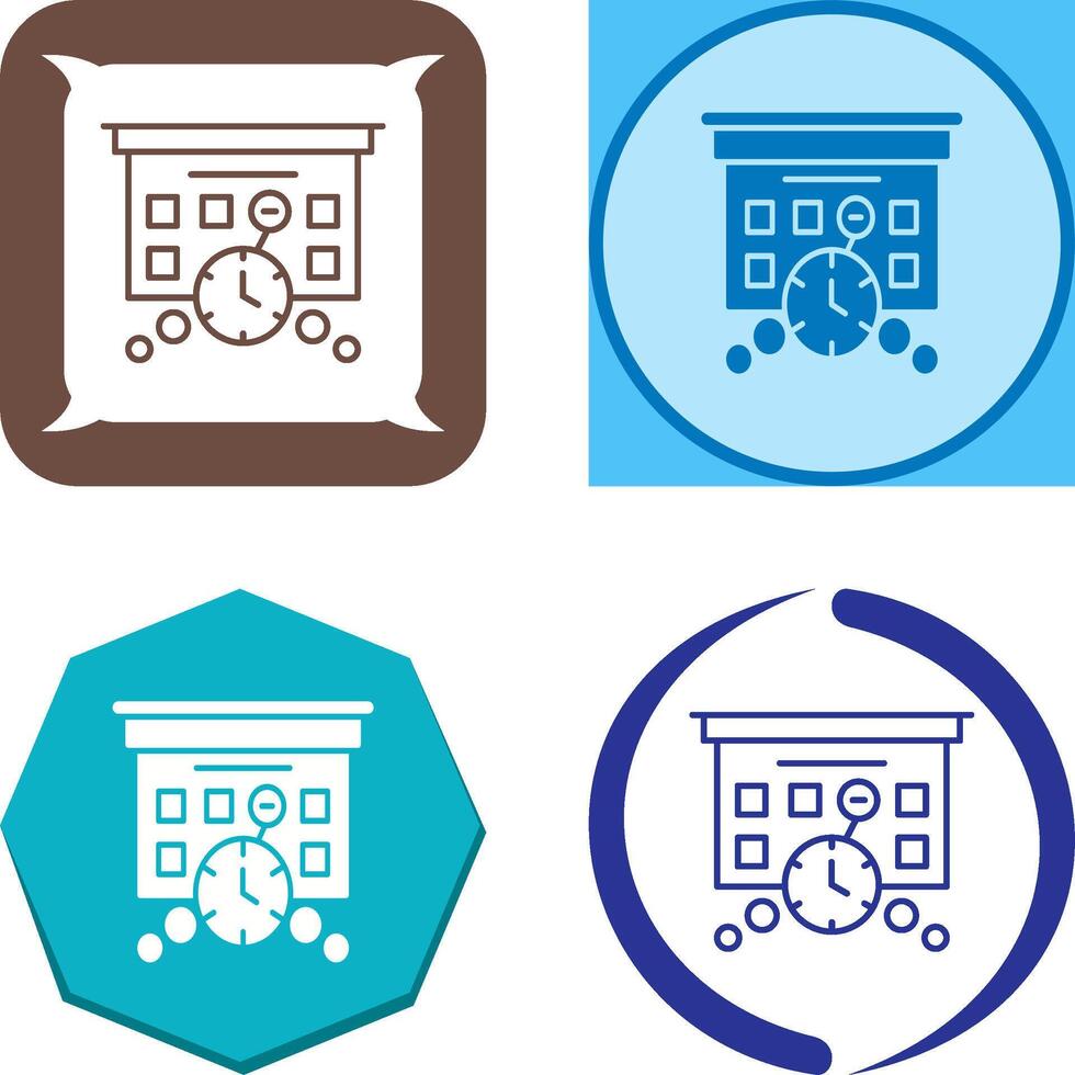 Deadline Icon Design vector