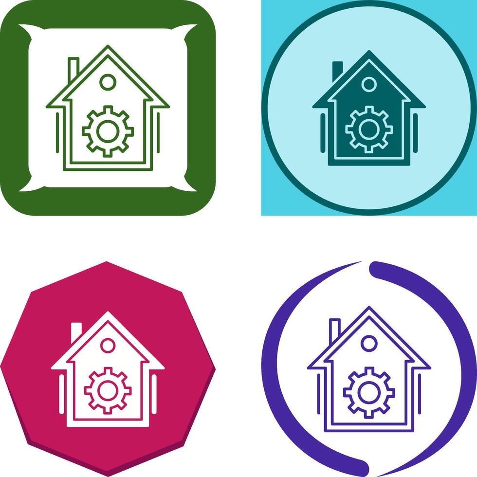 Home Automation Icon Design vector