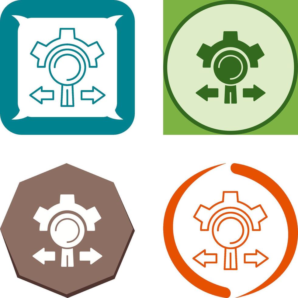 Research and Development Icon Design vector
