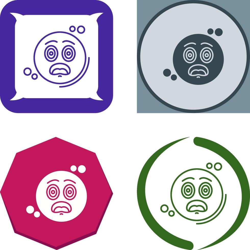 Dazed Icon Design vector