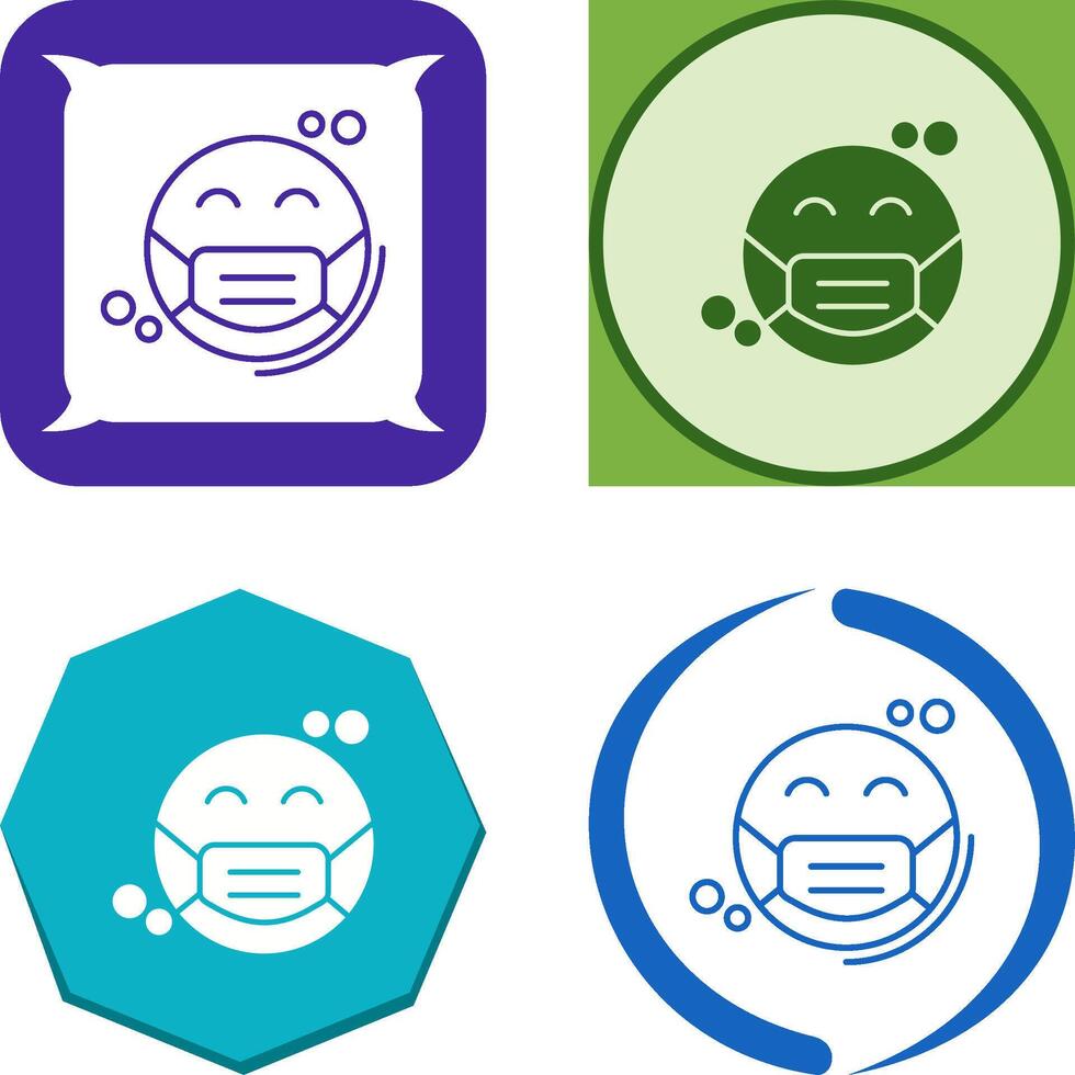 Mask Icon Design vector