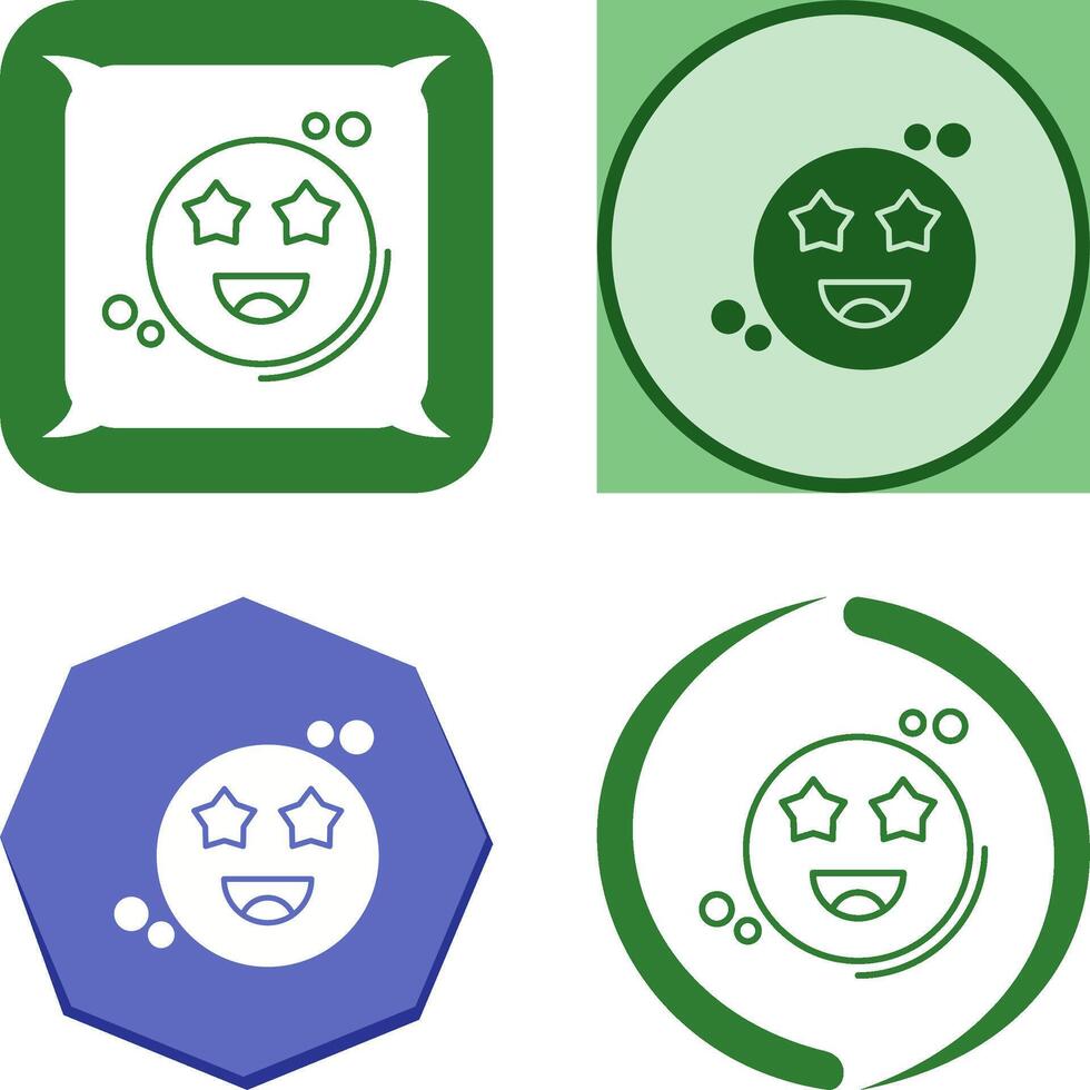 Starstruck Icon Design vector