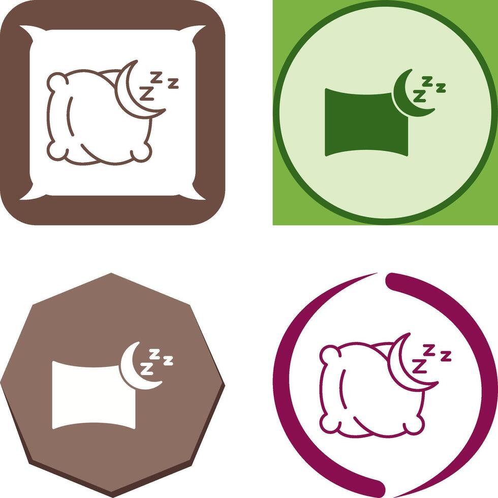 Pillow Icon Design vector