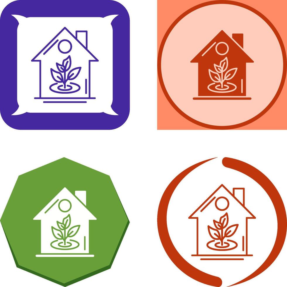 Plant Icon Design vector