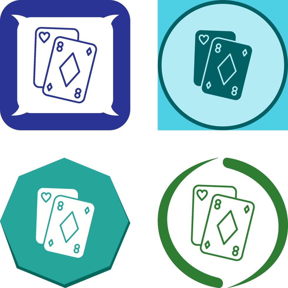 Poker Icon Design vector