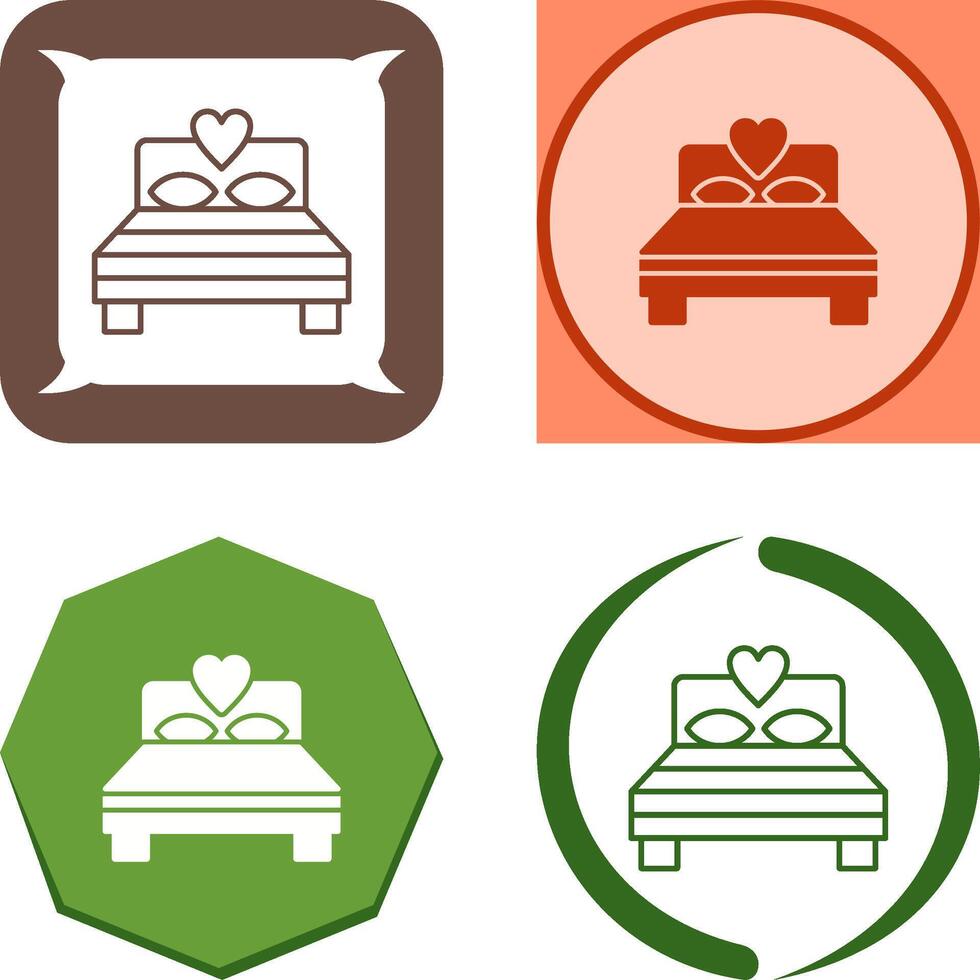 Bedroom Icon Design vector