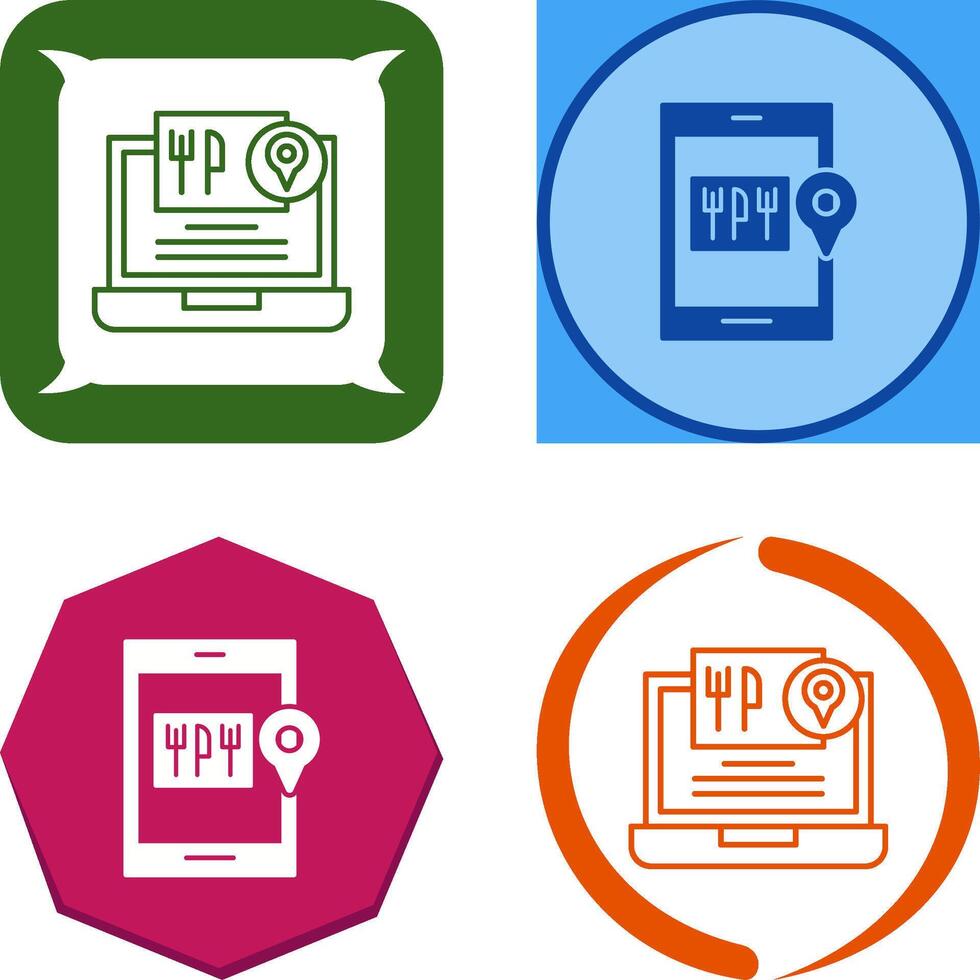 Food Delivery Icon Design vector