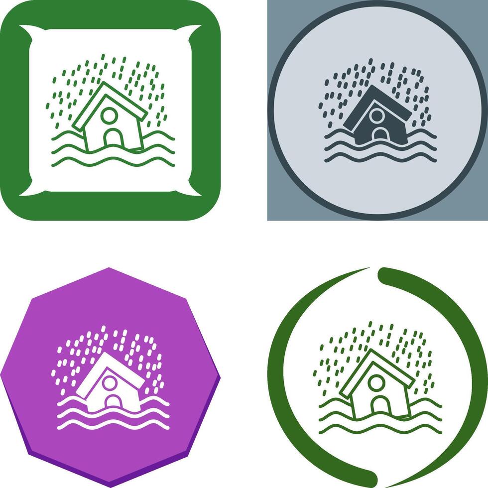 Disaster Icon Design vector
