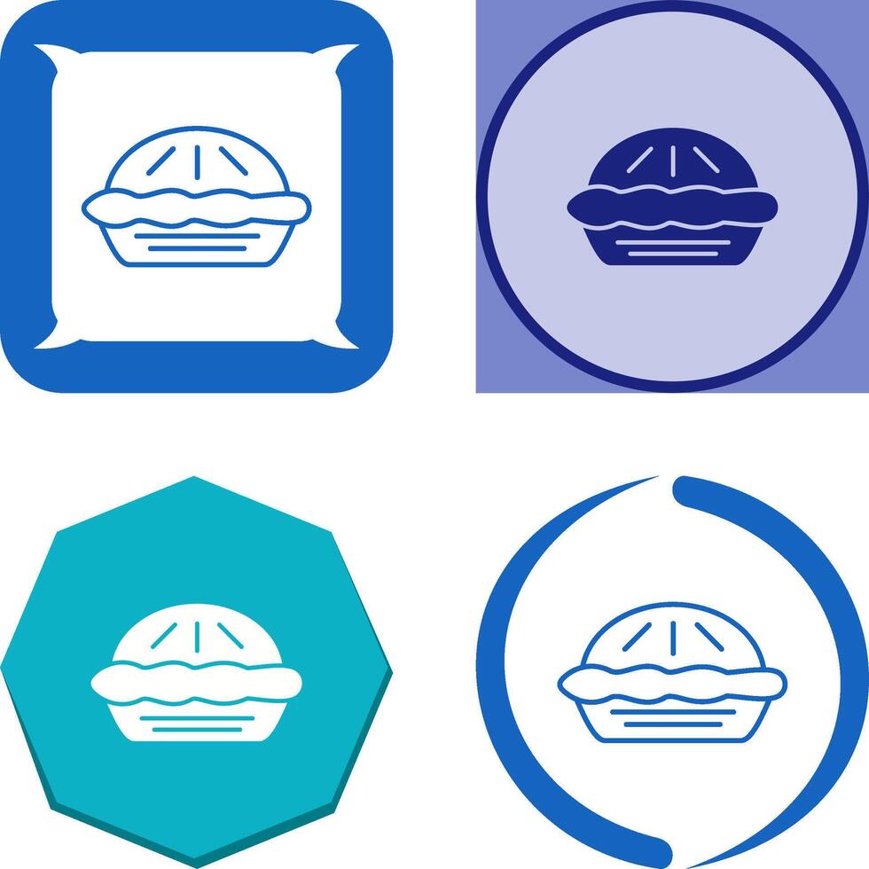 Pie Icon Design vector