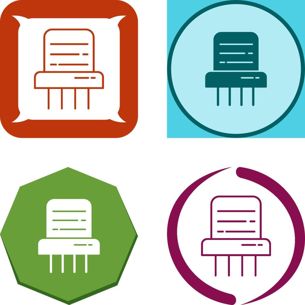 Paper Shredder Icon Design vector
