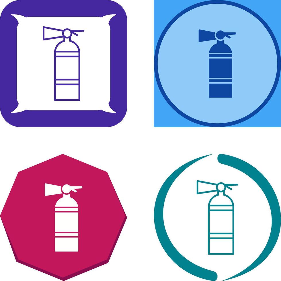 Fire Extinguisher Icon Design vector