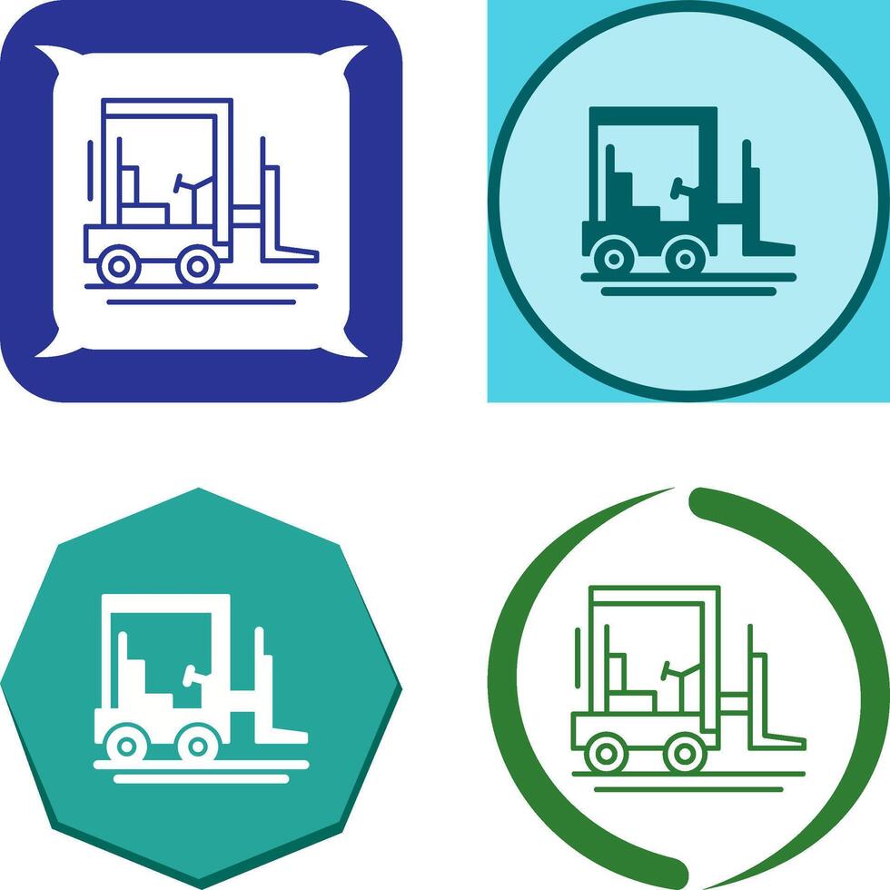Forklift Icon Design vector