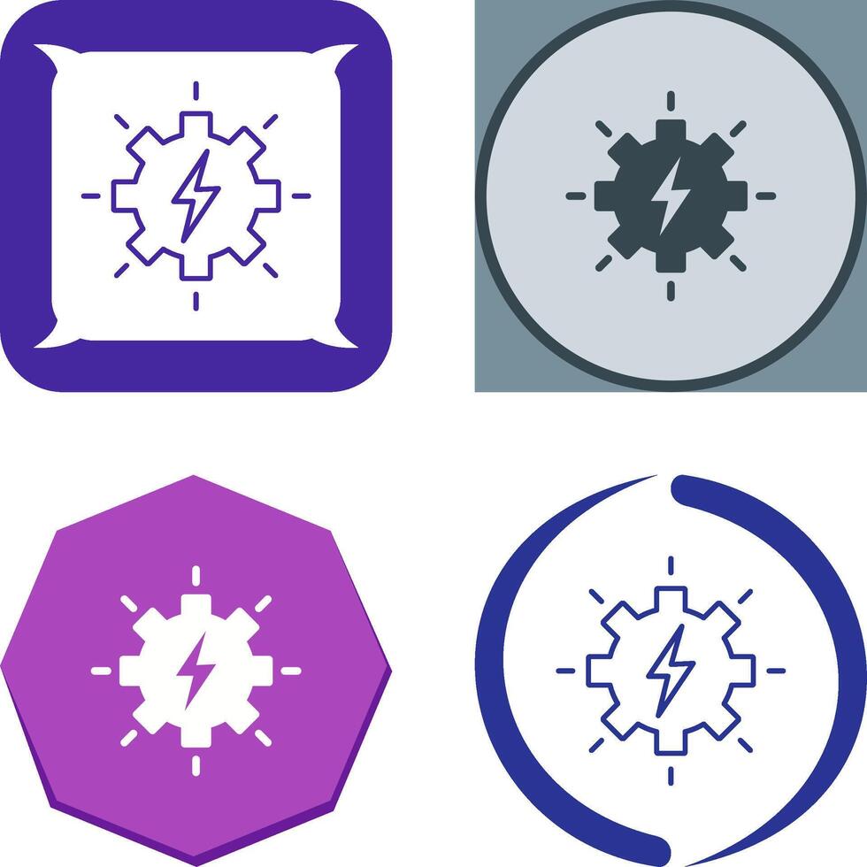 Electricity Icon Design vector