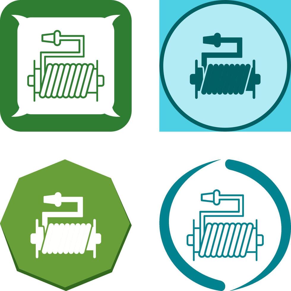 Water Hose Icon Design vector