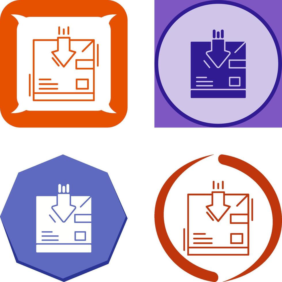 Return Icon Design vector