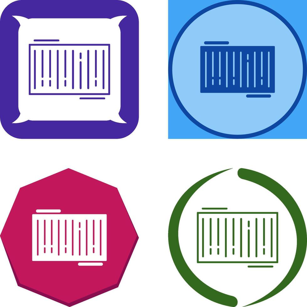 Barcode Icon Design vector