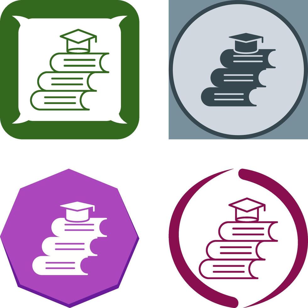 Books Icon Design vector