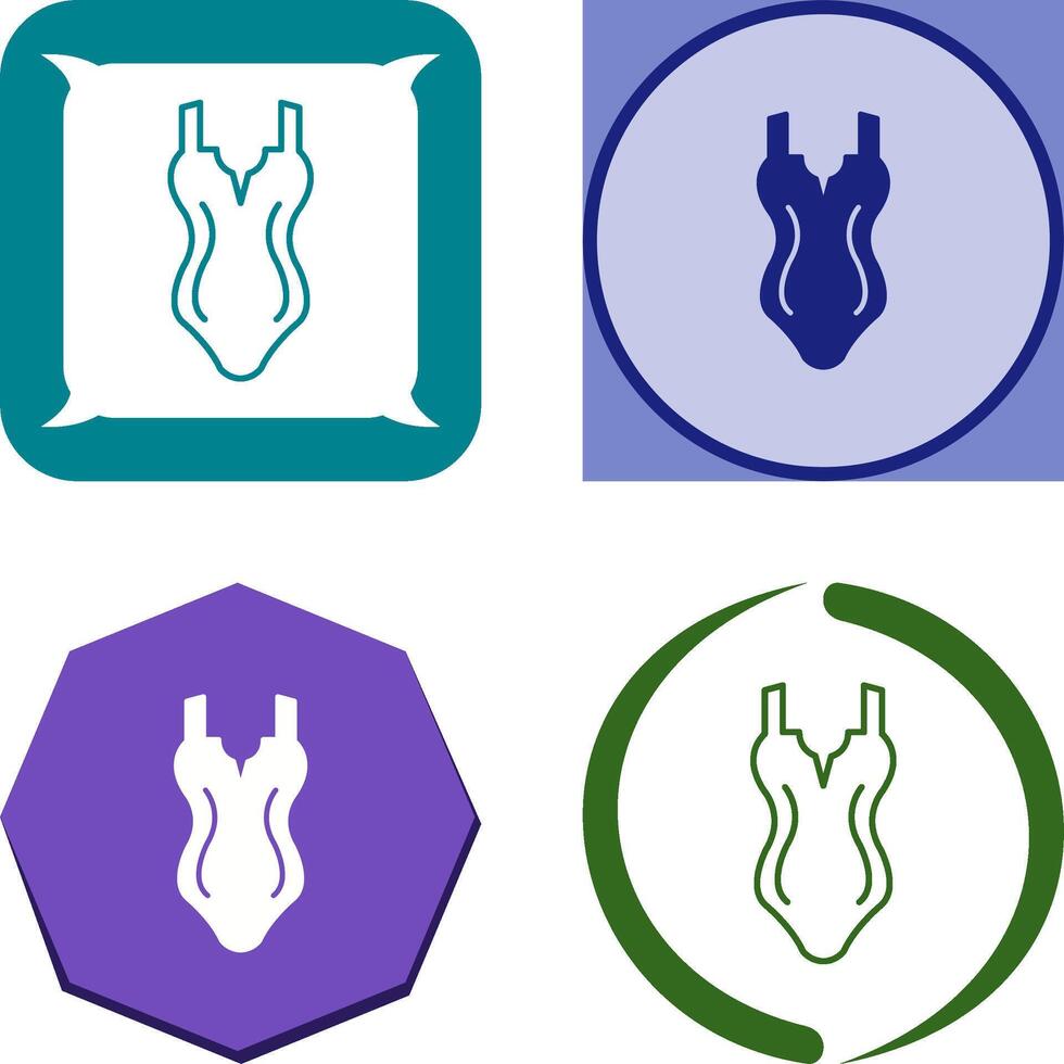 Swim Suit Icon Design vector