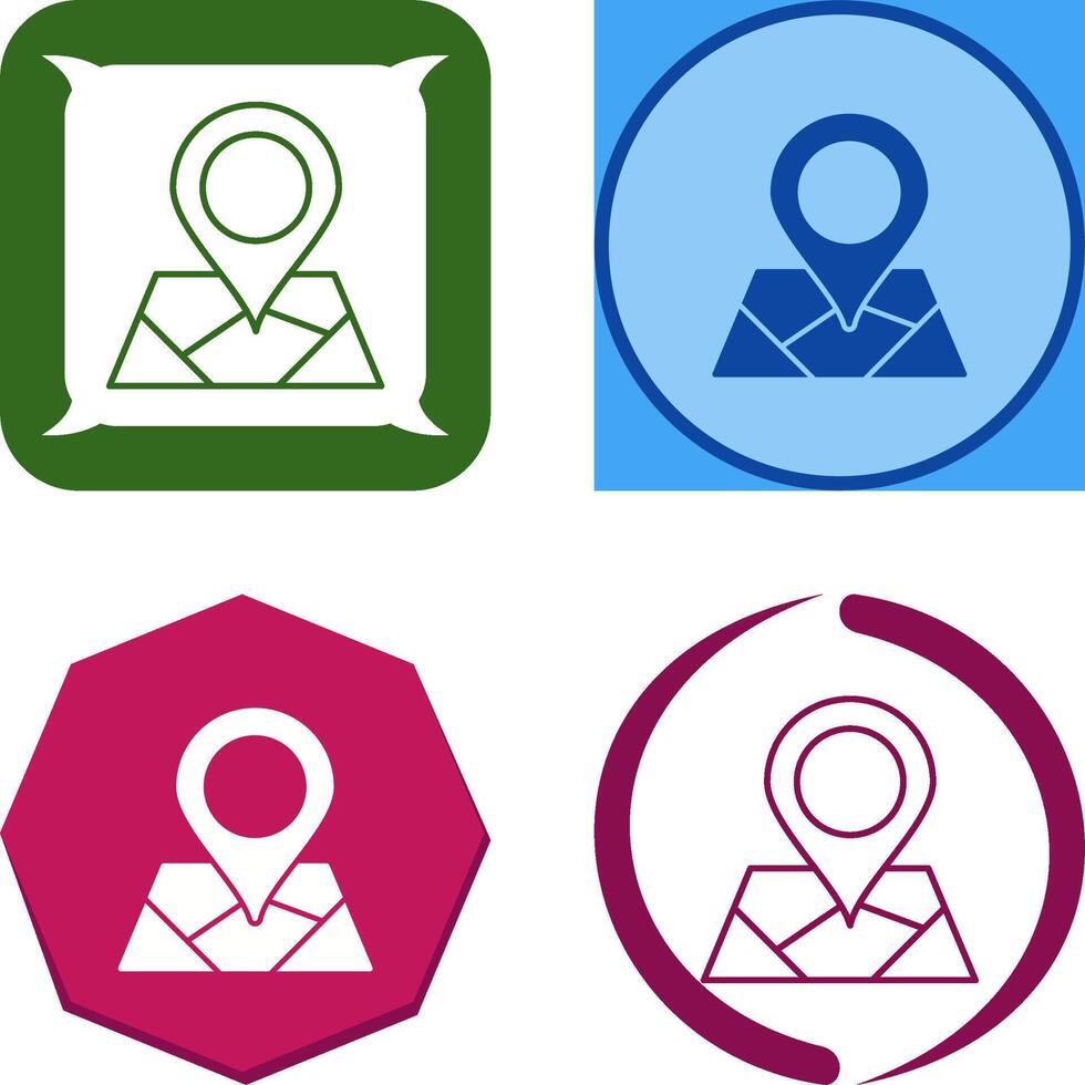 Map Icon Design vector