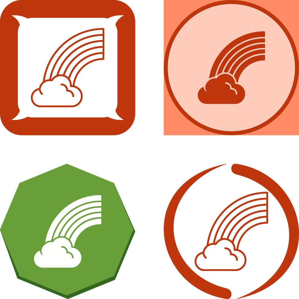 Rainbow Icon Design vector