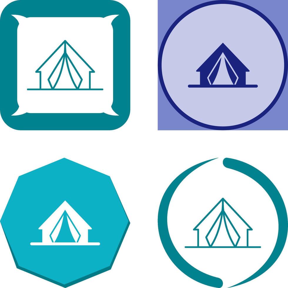 Camp Icon Design vector